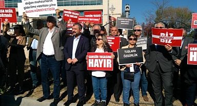 Gazeteciler AYM önünde adalet nöbetinde!