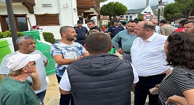 Başkan Çiçek Olay Yerinde