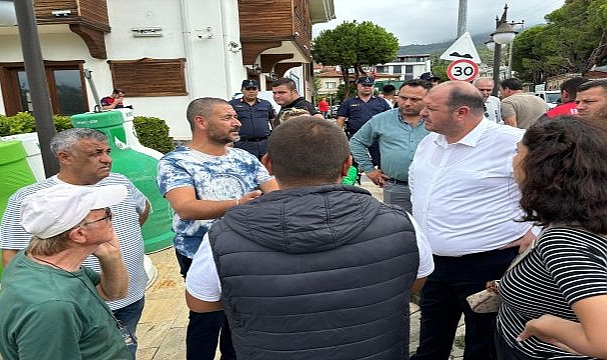 Başkan Çiçek Olay Yerinde
