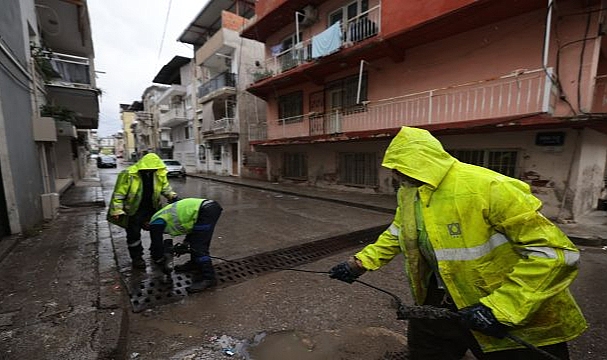 İzmir'de yağış seferberliği