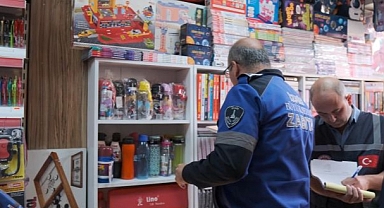 Kantin ve kırtasiyecilerde hem hijyen hem de etiket kontrolü 