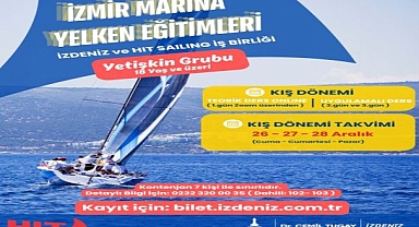 İzmir Marina, kış boyunca yelken tutkunlarını ağırlıyor