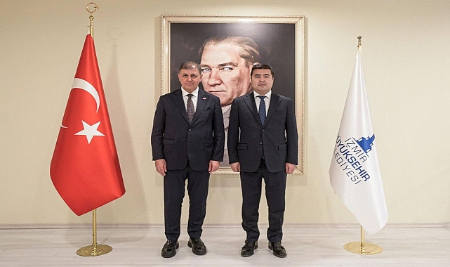 Başkan Tugay Kırgız Başkonsolos Toktobekoviç’i ağırladı