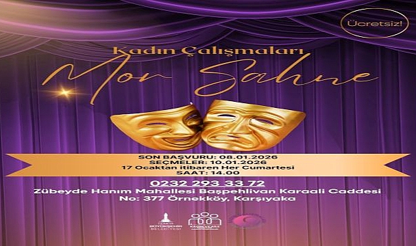 .İzmirli kadınlar Mor Sahne’de buluşuyor