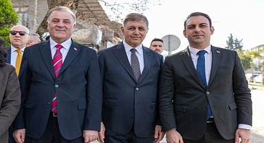 Özgür Özel ve Başkan Tugay Hatay'da 